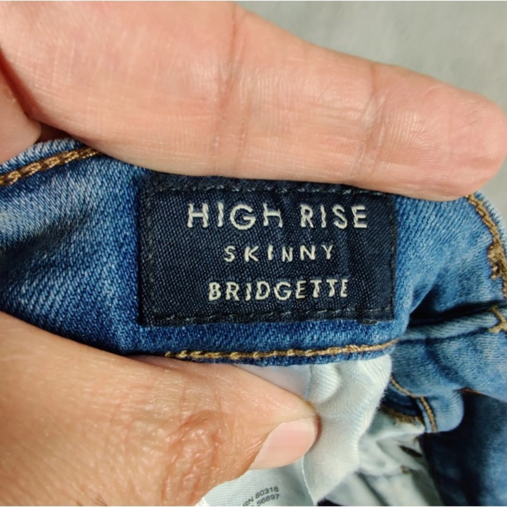 Lucky Brand Jeans. Women 4/27. Bridgette Skinny, High Rise, Denim Stretch Pants. - Picture 9 of 10